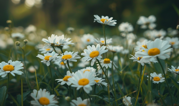 Häufige Wildkräuter mit weißen Blüten im Garten