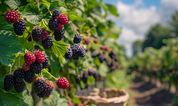 Haupterntezeit von Brombeeren