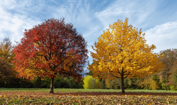 Herbstfärbung und Winteraspekt