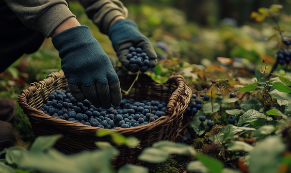 Hilfreiche Utensilien zum Heidelbeeren sammeln