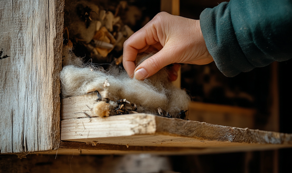Holzwolle als Füllmaterial