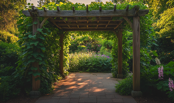 Hopfen an der Pergola pflanzen