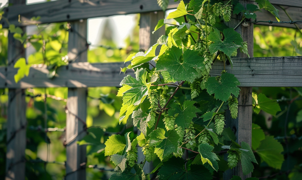Hopfenanbau im eigenen Garten