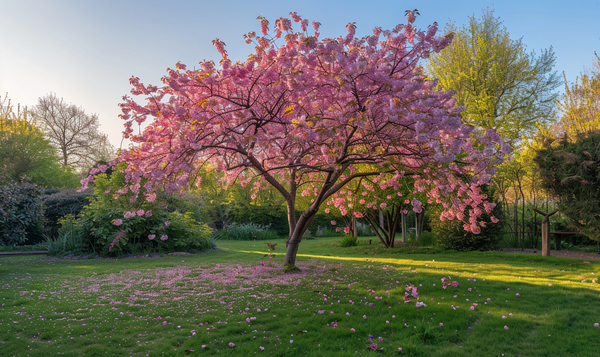Japanische Nelkenkirsche (Prunus serrulata 'Kanzan')