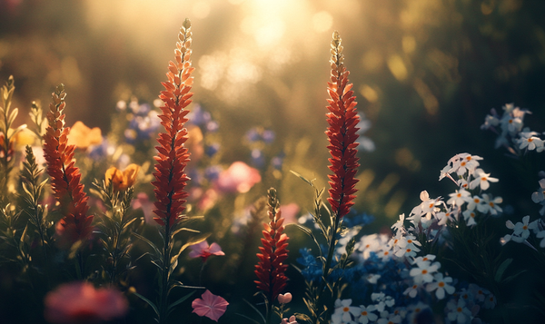 Kerzenknöterich und Phlox: Harmonische Blütenpracht für den Sommergarten