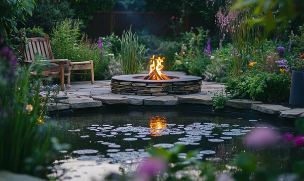 Kombination von Feuer und Wasser