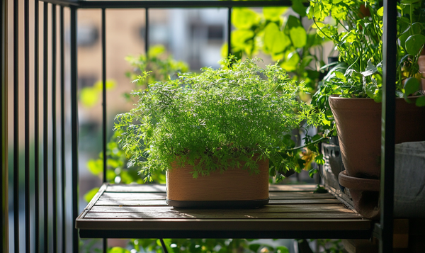 Kräuter für den Ostbalkon