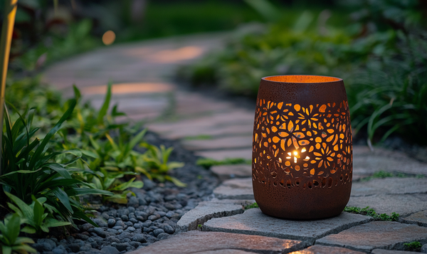 Kreative Ideen für Rostdeko im Garten