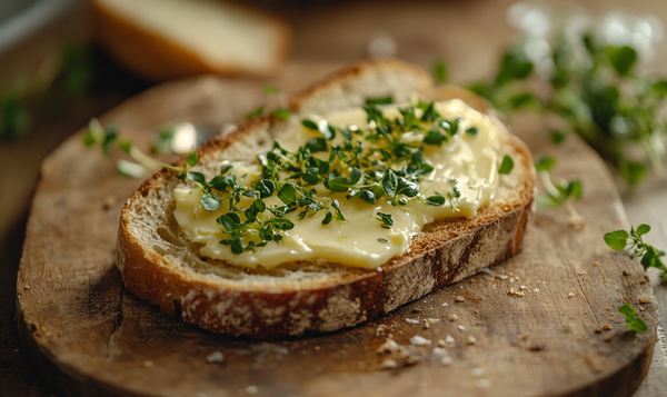 Kresse auf Brot & in Dips