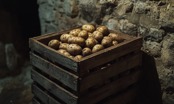 Lattenroste oder Kartoffelkisten