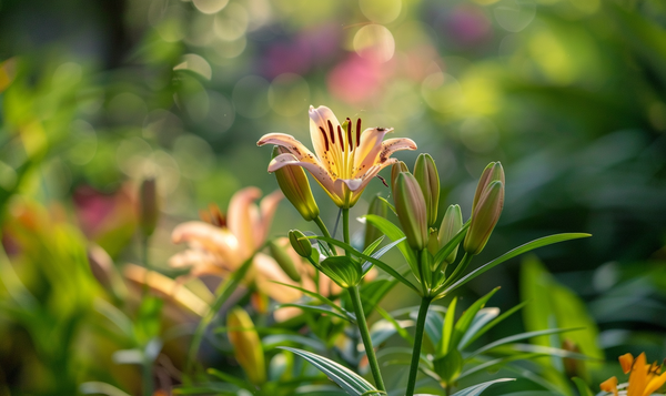 Liliensamen sammeln