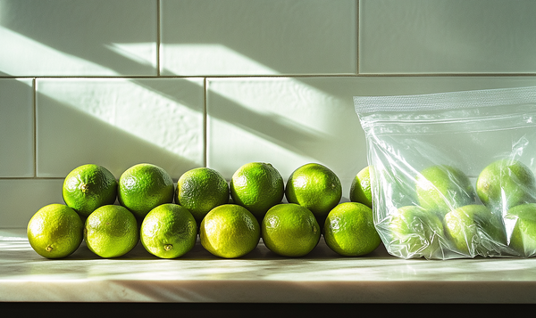 Limetten einfrieren