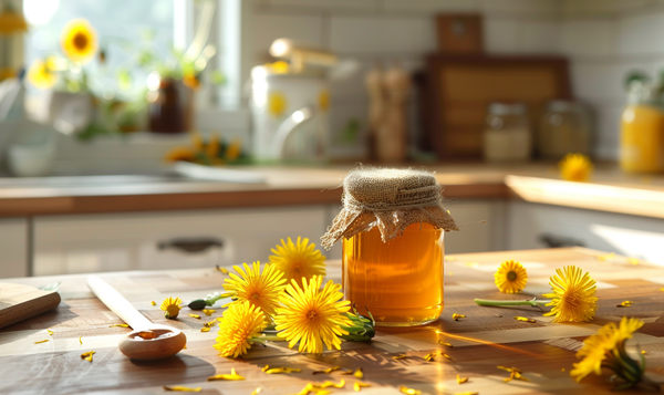 Löwenzahnblüten in der Küche