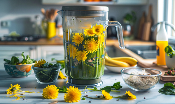 Löwenzahnblüten in Smoothies