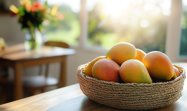 Mangos im Backofen nachreifen lassen?