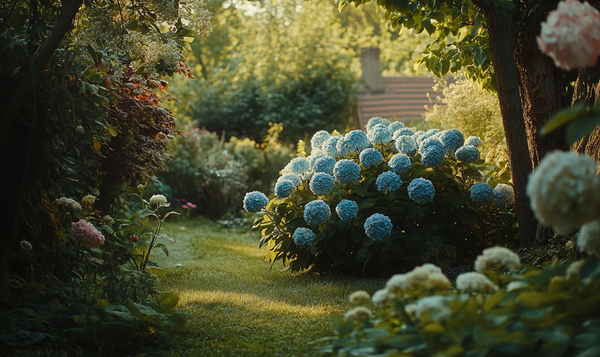 Merkmale der Bauernhortensie (Hydrangea macrophylla)