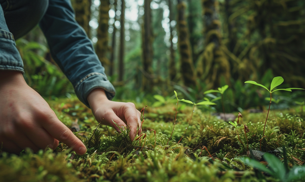 Moos sammeln: Achtsamkeit in der Natur