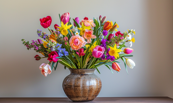 Narzissen in gemischten Blumensträußen
