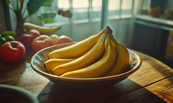Natürliche Reifung von Bananen beschleunigen