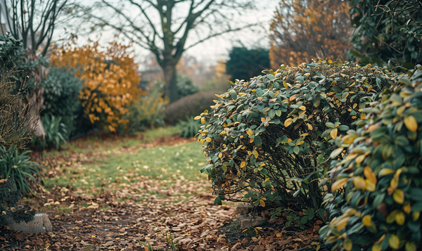 Natürlicher Blattverlust im Herbst und Winter