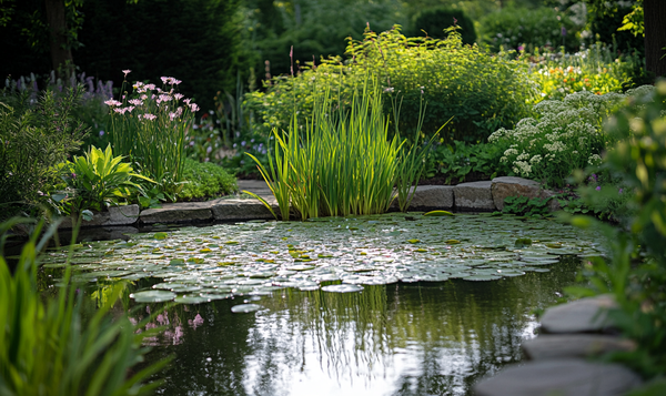 Naturteiche und Wasserspiele