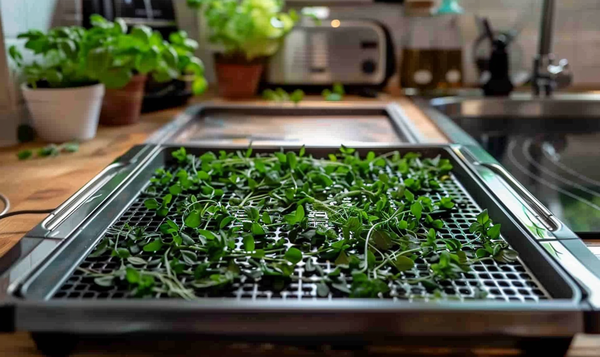 Oregano im Dörrautomaten trocknen
