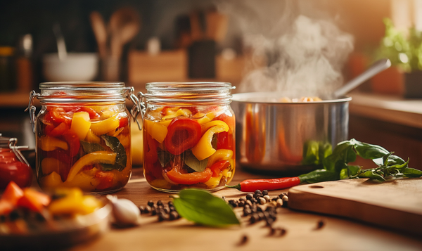 Paprika in Essig einlegen: Vorgehensweise