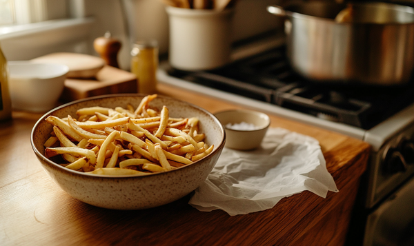Pastinaken frittieren - knusprige Pommes und Chips