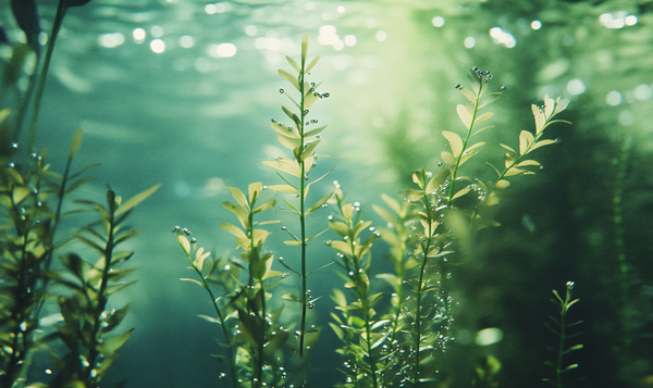 Pflanzen im Teich für Moderlieschen