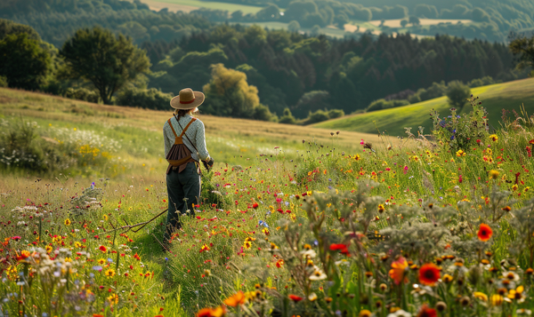 Pflege einer Wildblumenwiese
