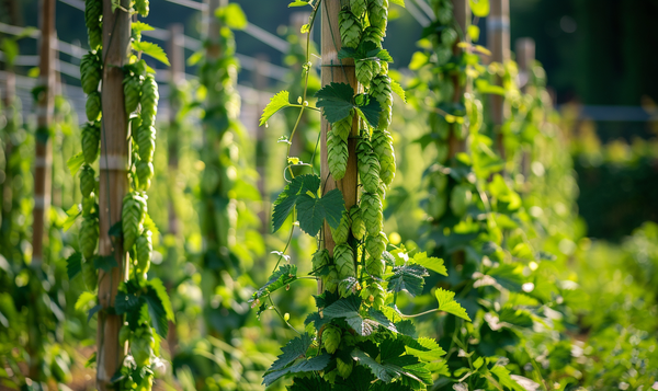 Pflege von Hopfen