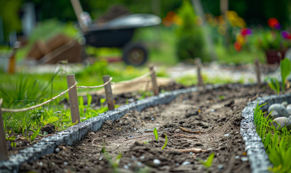 Planung und Vorbereitung des Gartenwegs