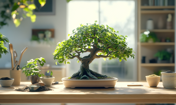Regelmäßiges Umtopfen des Bonsai
