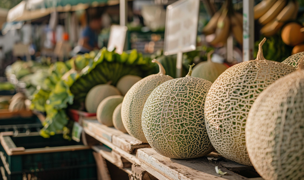 Reifegrad bei Cantaloupe-Melonen erkennen