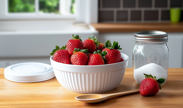 Rezept: Ganze Erdbeeren einkochen