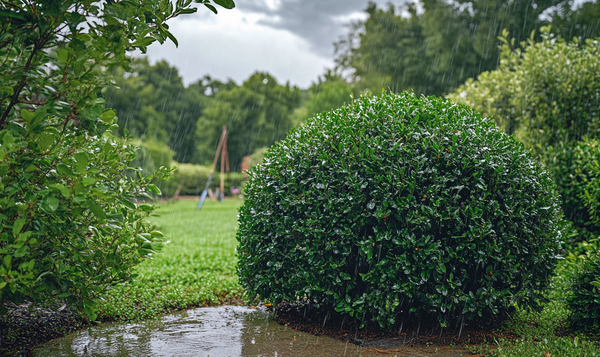Risiken beim Buchsbaumschnitt bei Regen