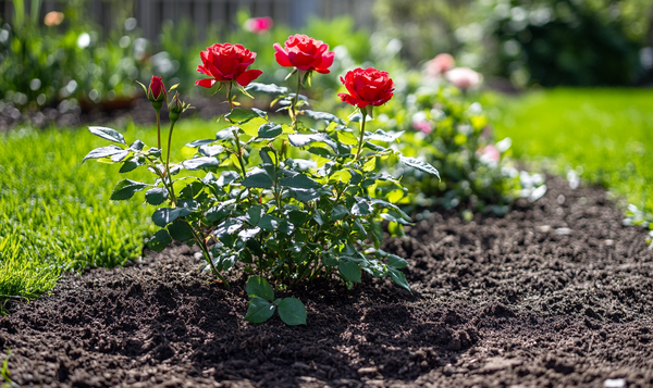Rosen im Frühjahr düngen
