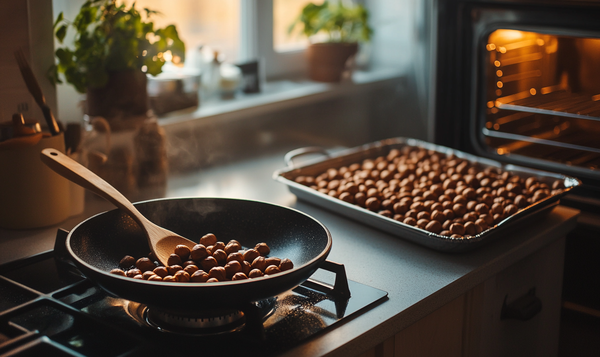 Röstmethoden für Haselnüsse: Pfanne vs. Backofen