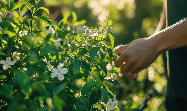 Rückschnitt nach der Blüte im Sommer