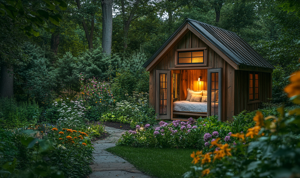 Schlafen im Gartenhaus: Komfort und Ausstattung
