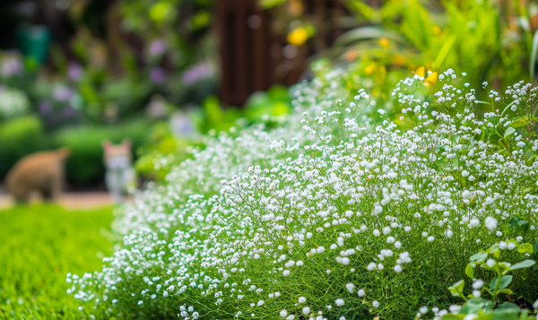 Schleierkraut im Garten