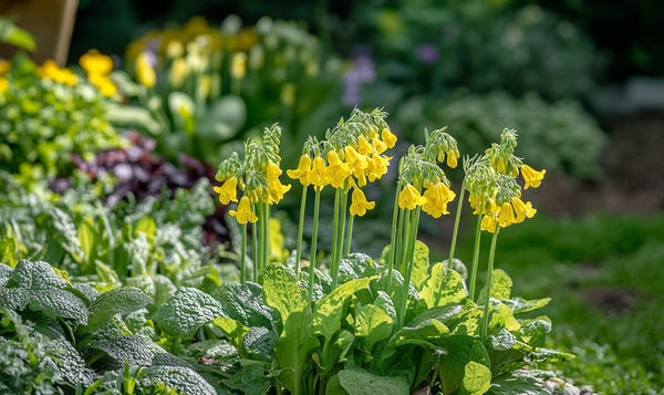 Schlüsselblume im Garten