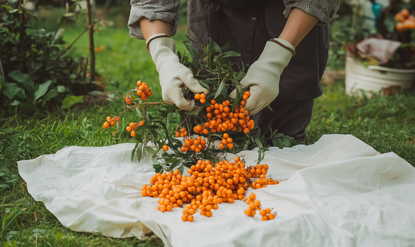Schütteln der Beeren