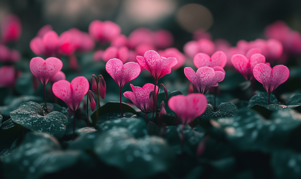 Sommer-Alpenveilchen (Cyclamen purpurascens)