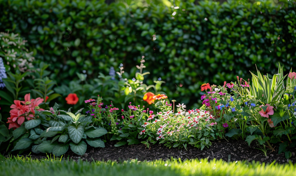 Blumenbeet vor der Hecke gestalten » Tipps & Pflanzen