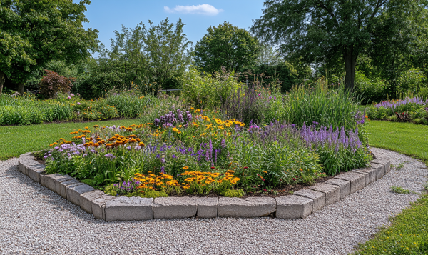 Staudenbeete in verschiedenen Gartenstilen