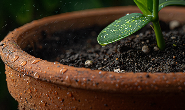 Steine unter der Blumenerde: Die Drainageschicht