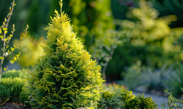 Thuja-Sorten mit gelber Benadelung