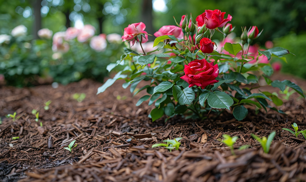 Tipps für die Verwendung von Rindenmulch im Rosenbeet