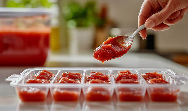 Tomatenpüree einfrieren